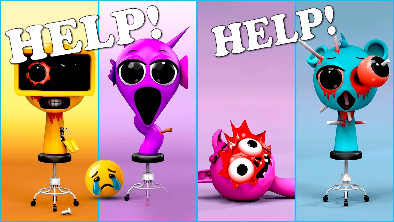 SPRUNKI inredilbox HELP!  Tiles Hop EDM Rush!