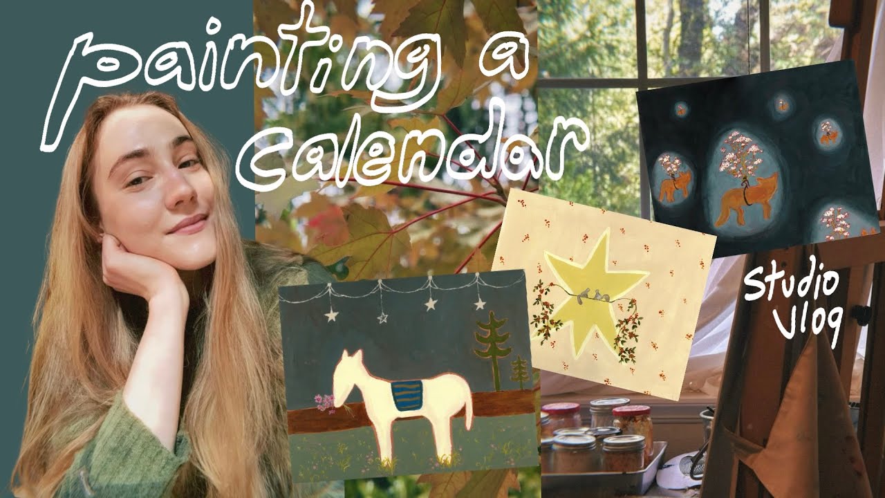 painting my whimsy calendar | week four