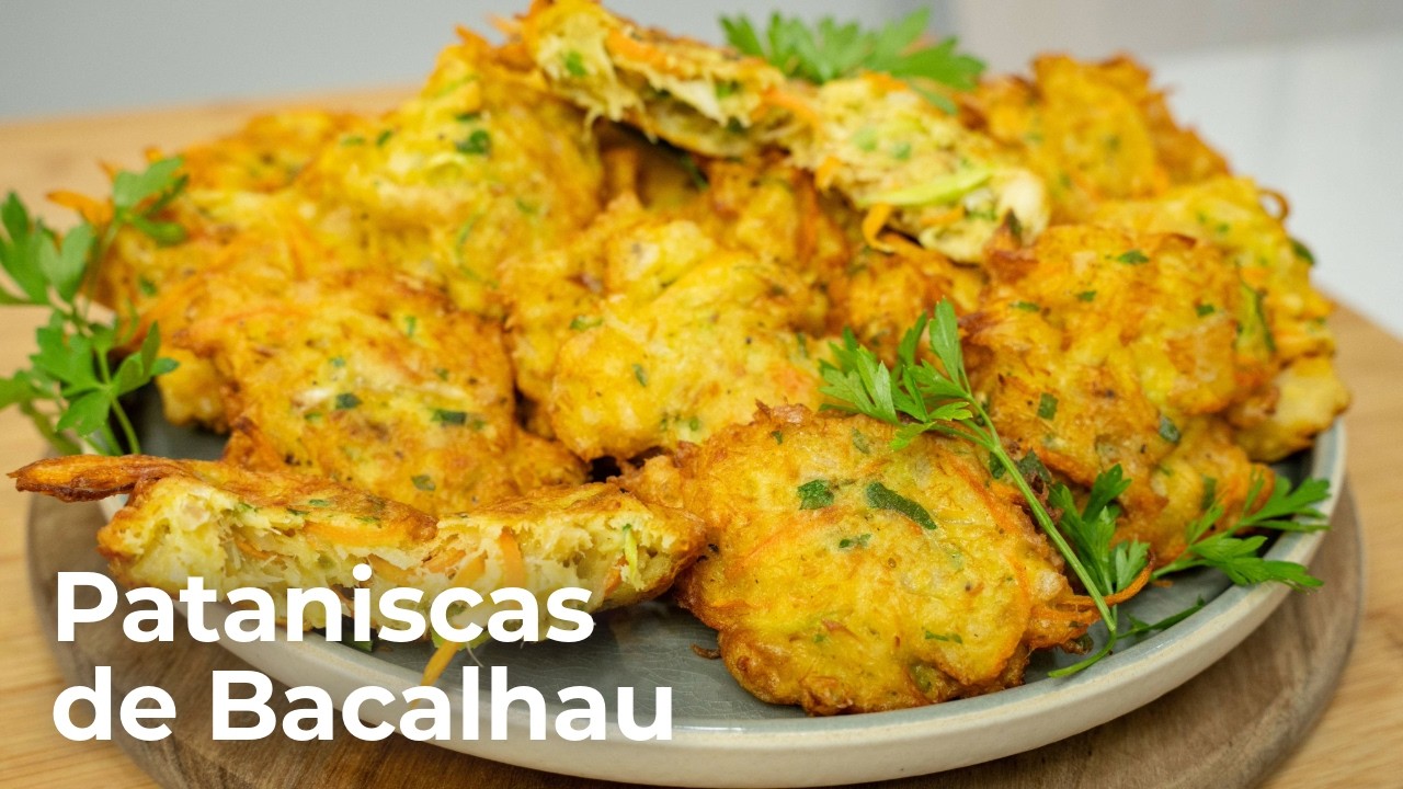 Fiz Pataniscas de Bacalhau com LEGUMES e o Resultado Foi INCRÍVEL! 😍