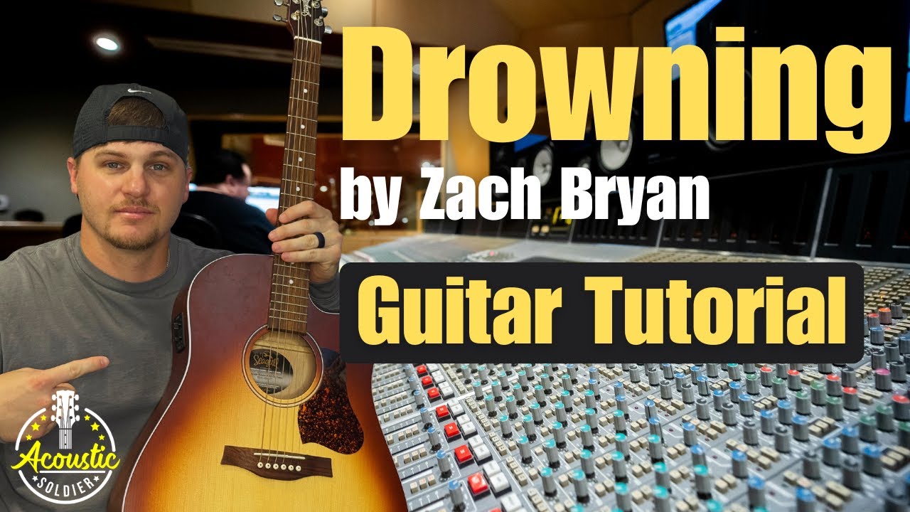 Drowning by Zach Bryan (Guitar Lesson)