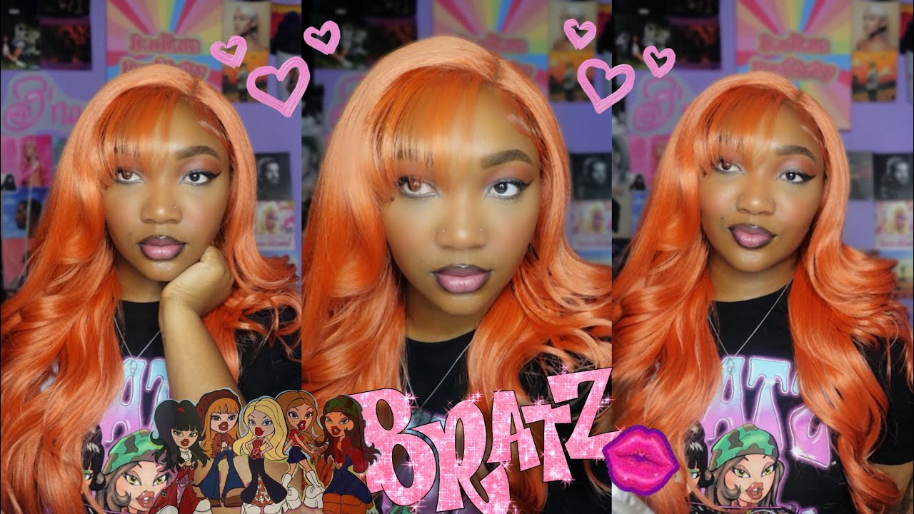GRWM: HALLOWEEN EDITION| $42 BUTTA 90’s BANGS SYNTHETIC GLUELESS LACE WIG