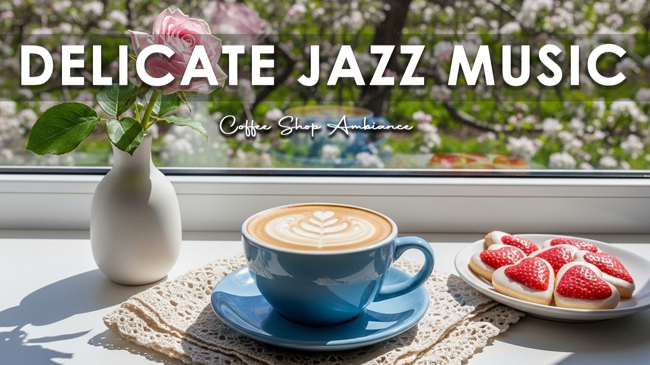 Delicate Jazz Music ☕ Coffee Shop Ambiance & Smooth Coffee Music for Work, Study & Good Vibes