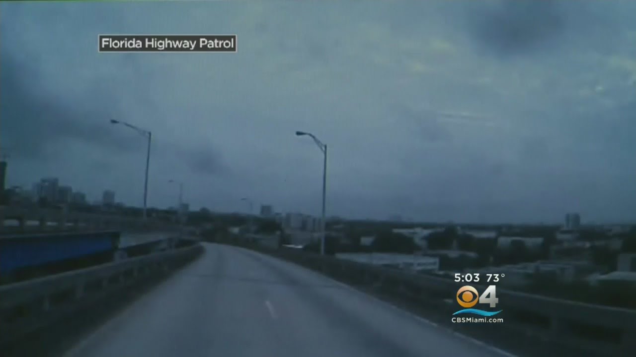 Video Shows Moment Truck Drives Off I-95 Ramp