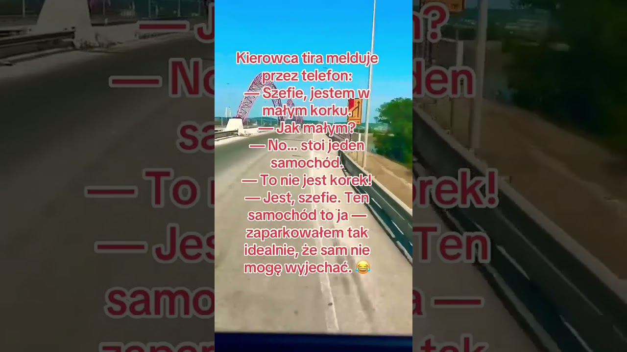 Kawały z trasy #30 Codzienna dawka humoru 😂😅 #żarty #kawałyztrasy #dowcipy