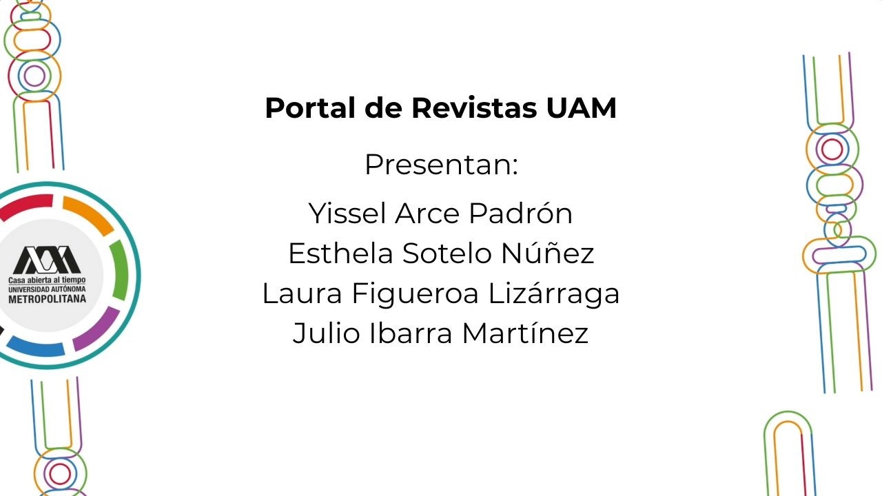 Presentación del Portal de Revistas UAM