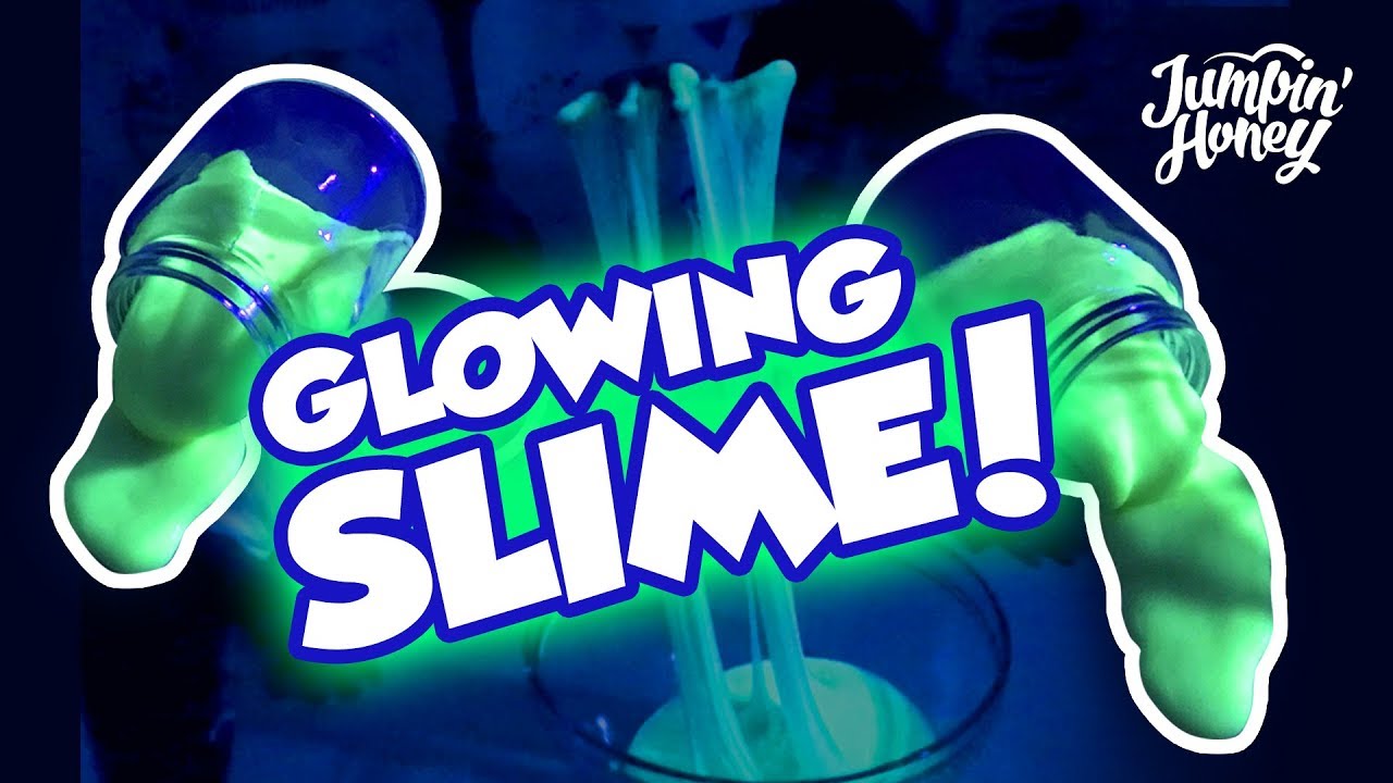 COMO HACER SLIME QUE BRILLA EN LA OSCURIDAD!  | Manualidades para ni&ntilde;os