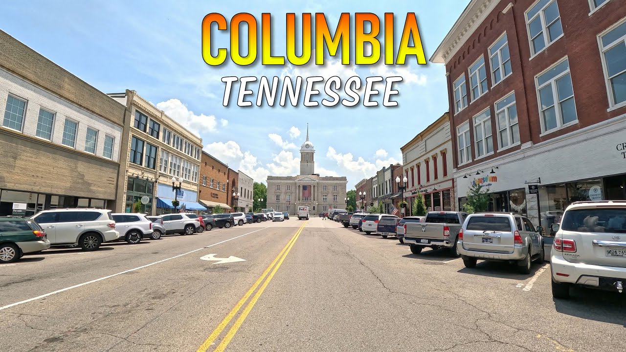 Columbia Tennessee Driving Through