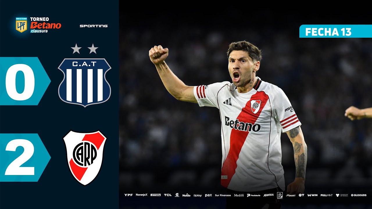 TALLERES 0 - 2 RIVER | Resumen del partido | #TorneoBetano Clausura 2025