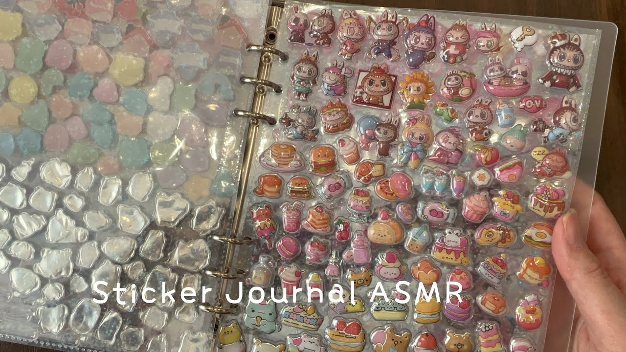 Sticker Journal ASMR | no talking