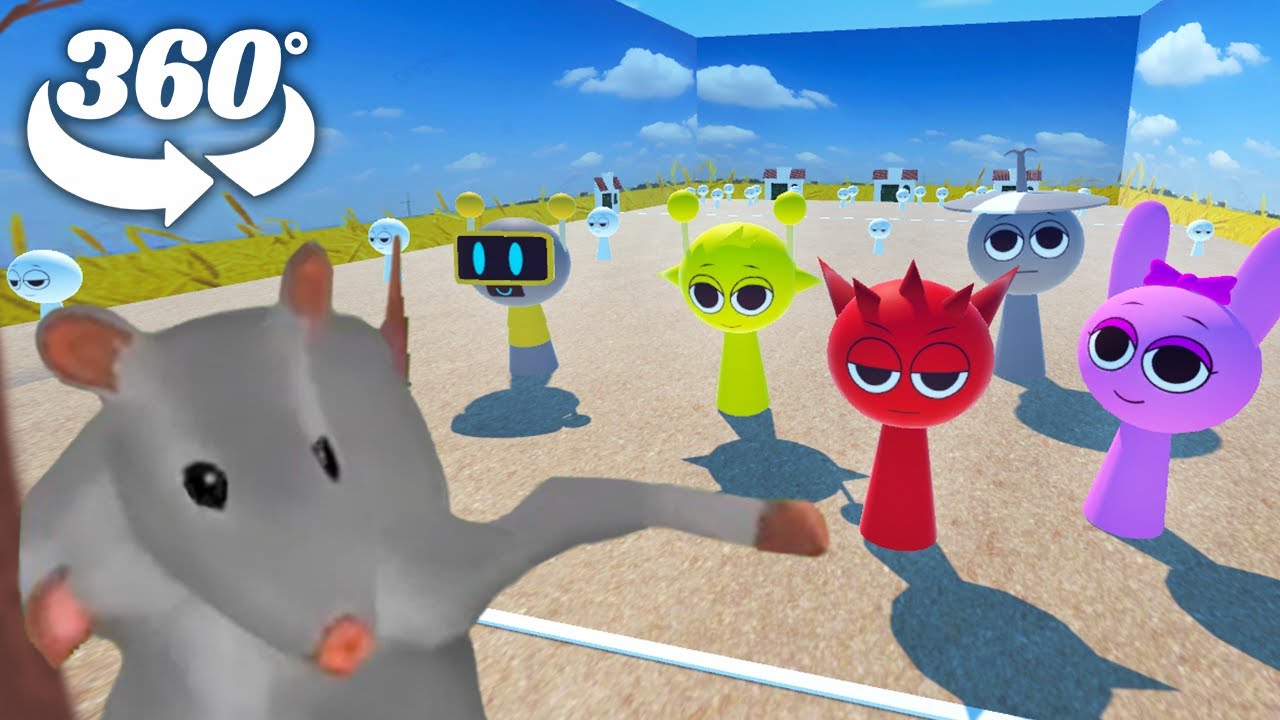 RatDance - Squid Game with Incredibox Sprunki ! 360&deg; VR