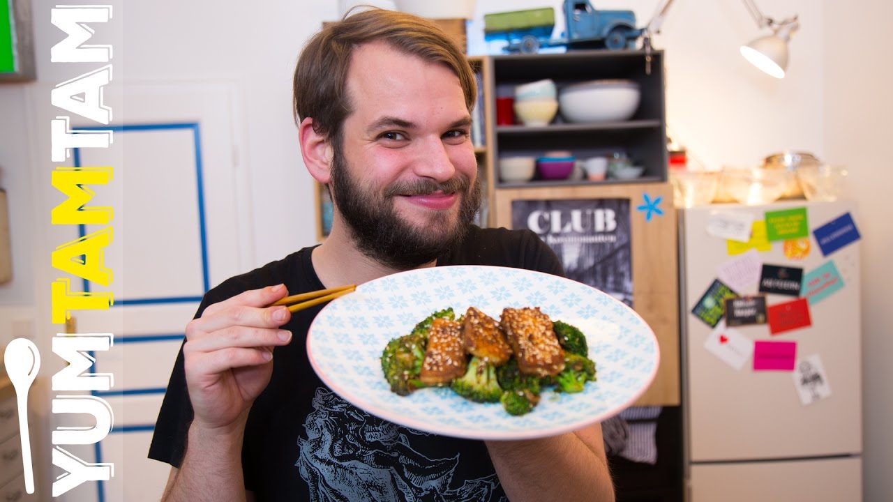 HowTo Tofu // Knuspriger Sesam-Tofu mit Brokkoli // #yumtamtam