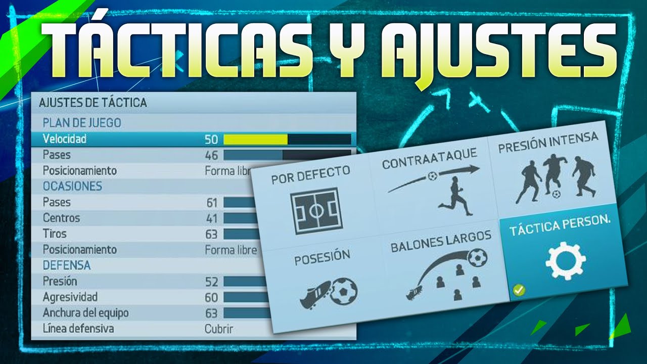 FIFA 16 TÁCTICAS Y AJUSTES | MEJORA TU NIVEL DE JUEGO