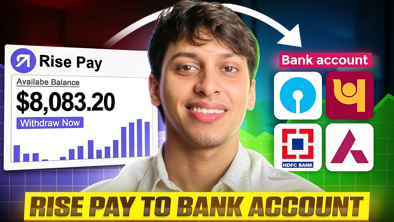 Rise to Indian Bank Account Direct without P2P | Prop Firm Payout to Bank Account Safely