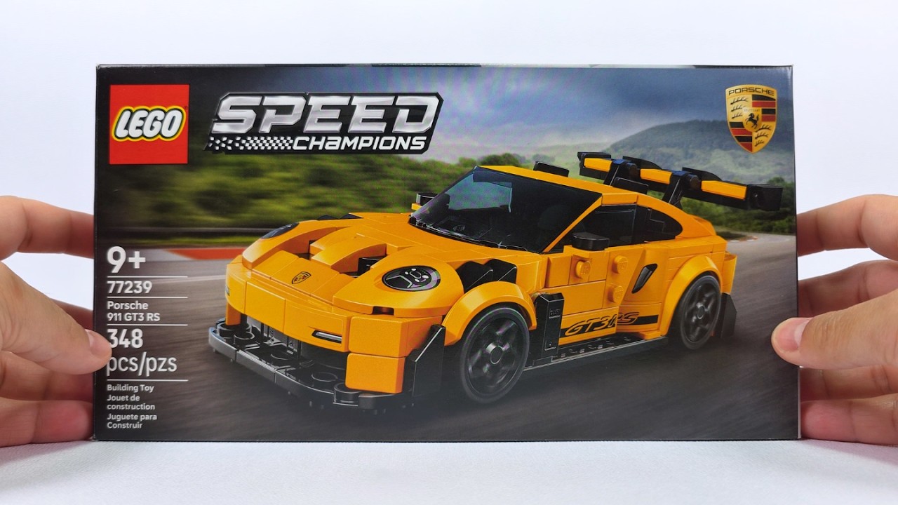 LEGO Speed Champions Porsche 911 GT3 RS Super Car | LEGO Speed Build