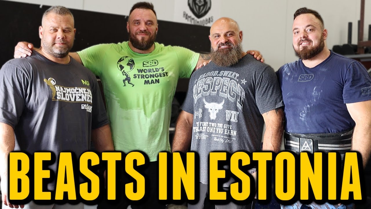 Strongman Training with Rauno, Aivars, Belsak and Uncle Loz