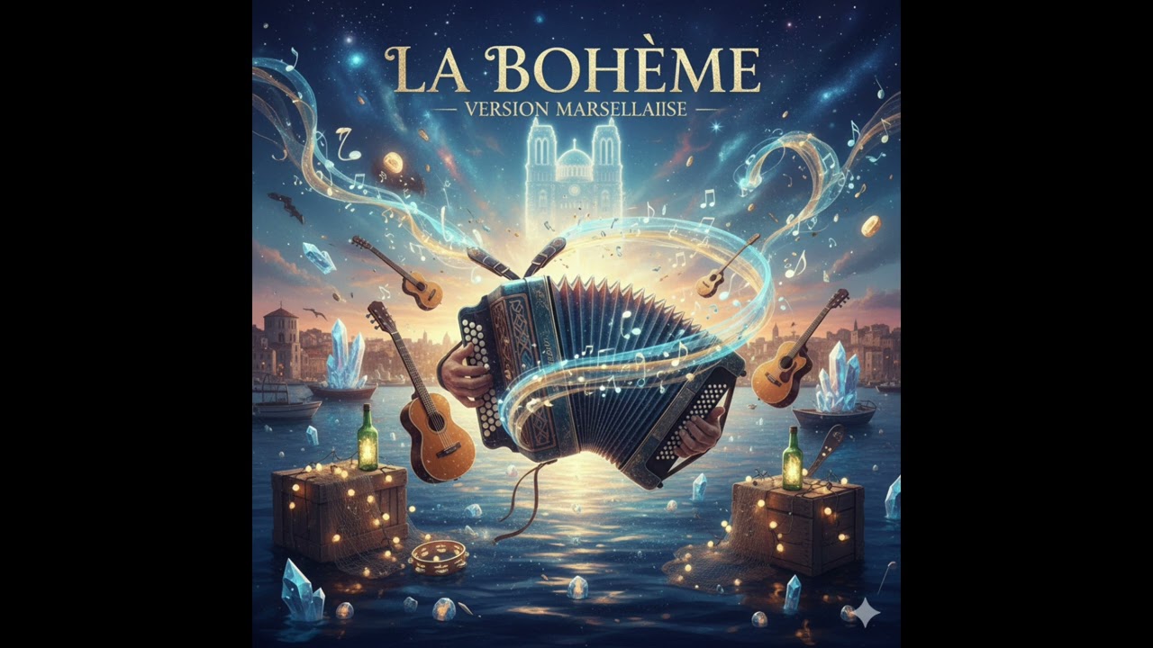 La bohème, reprise de Charles Aznavour version Marseille 
