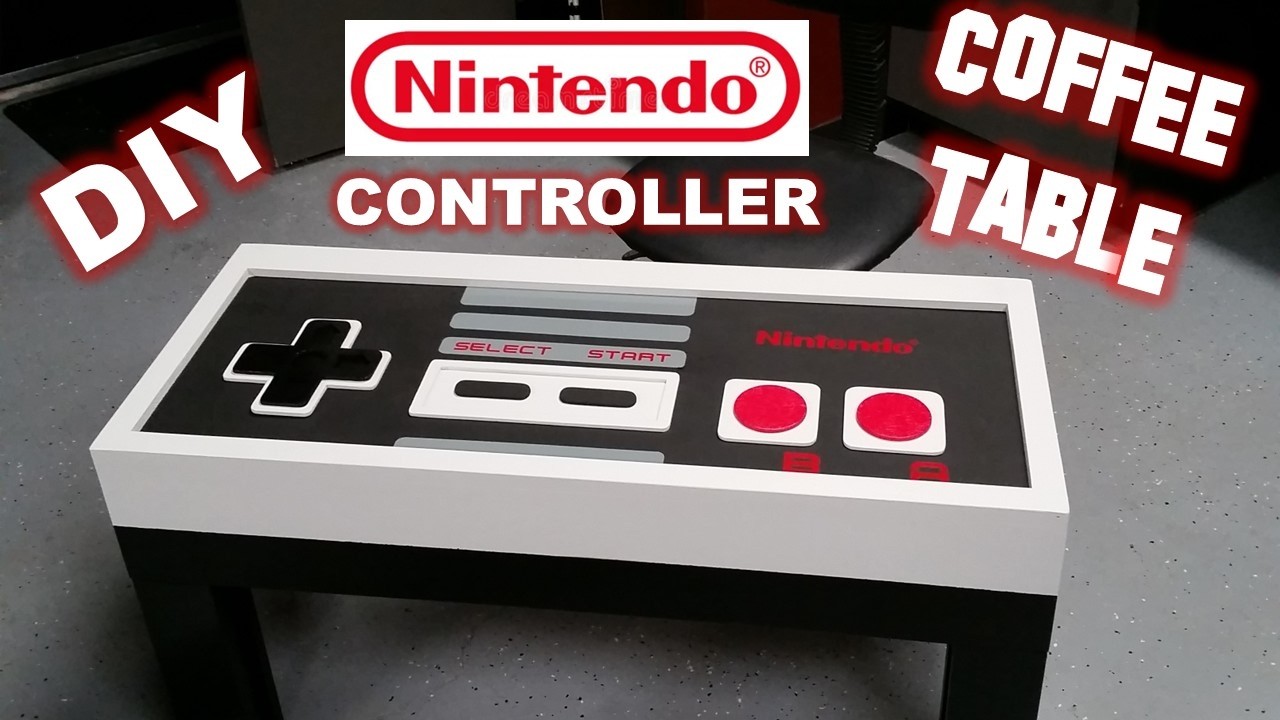 DIY Retro Gaming Furniture - NES Coffee Table