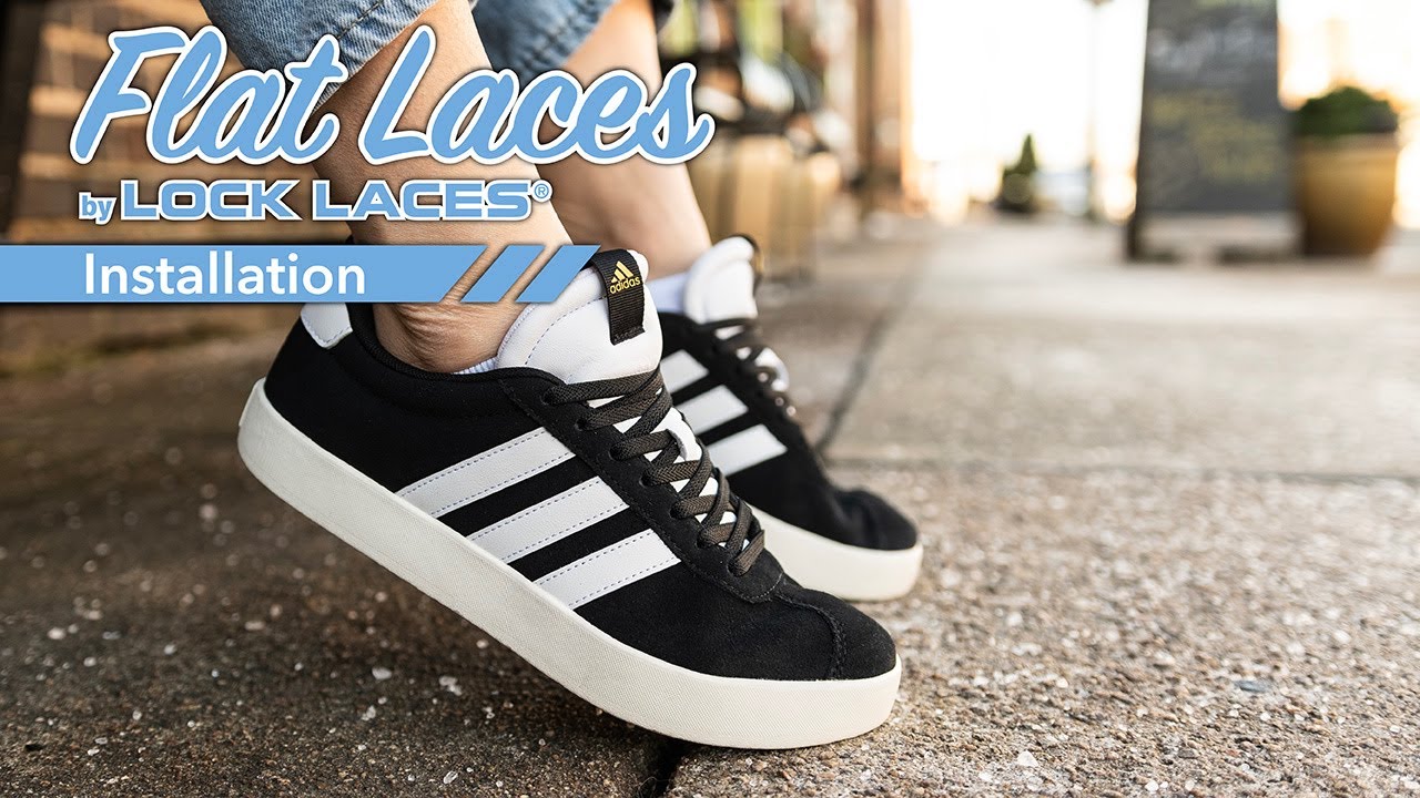 Flat Laces by Lock Laces Install