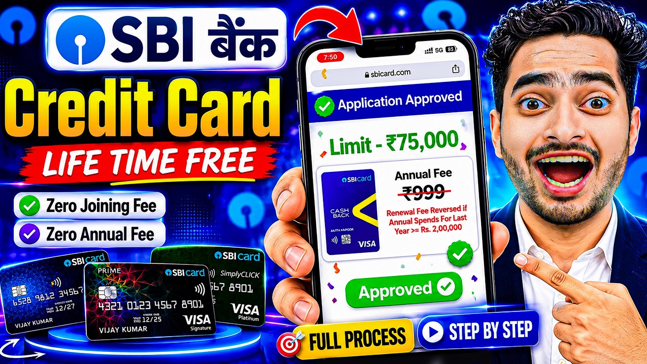 SBI Credit Card Online Apply 2026 | SBI Bank Credit Card | How to Apply SBI Credit Card Online