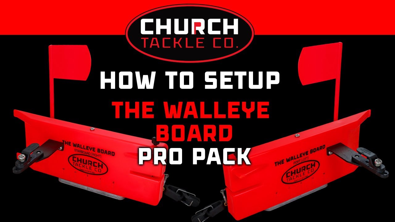 How To Set Up Your Church Tackle Walleye Board Pro Pack. Detailed instructions.