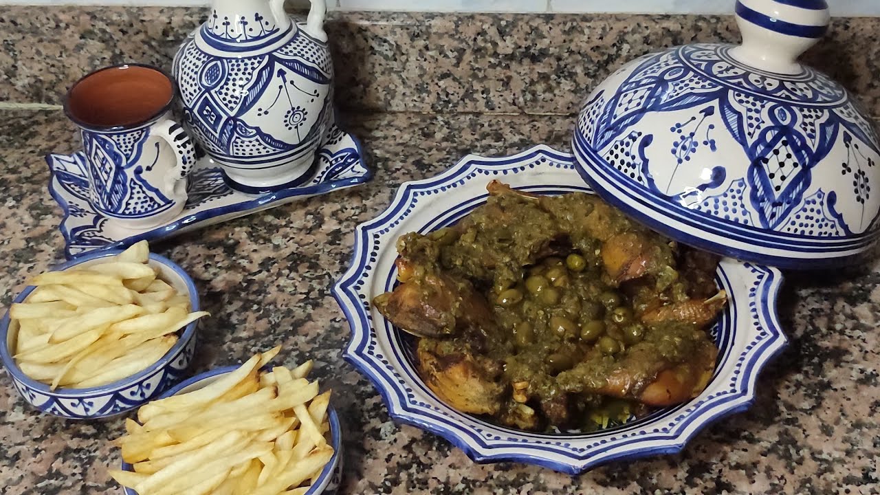 الدجاج محمر بزيتون مس لالا ،طبق مسفيوي على حقوق وطريقو، مذاق مختلف يستحق التجربة