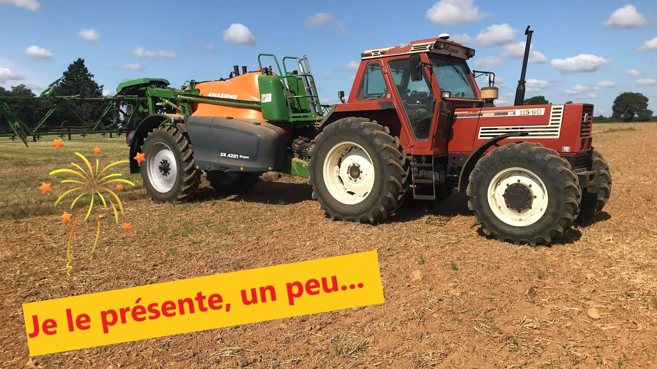 Herbicide dans les colzas avec mon nouveau pulvé. - 2021