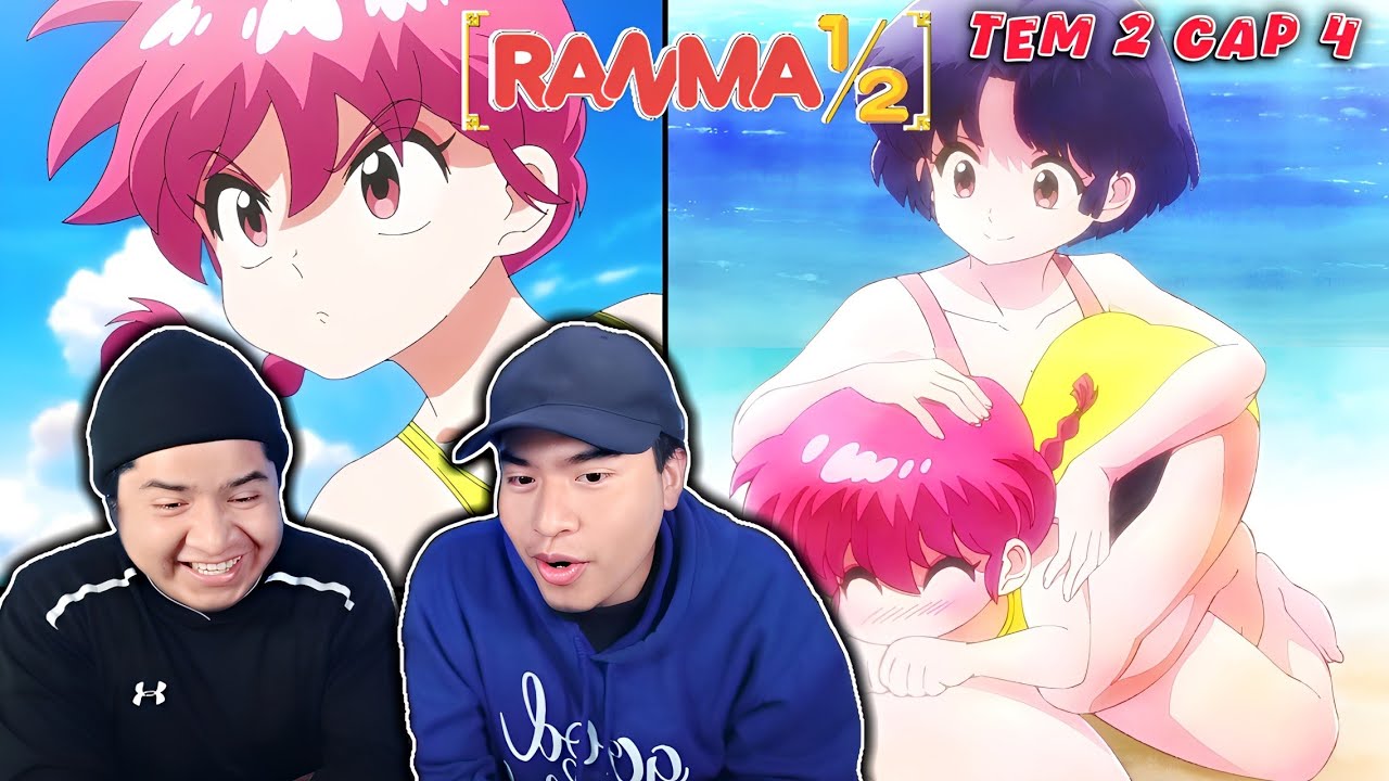 ¡DIVERSIÓN EN LA PLAYA!😂😄 Ranma 1/2 - T2 Capitulo 4 - REACCIÓN