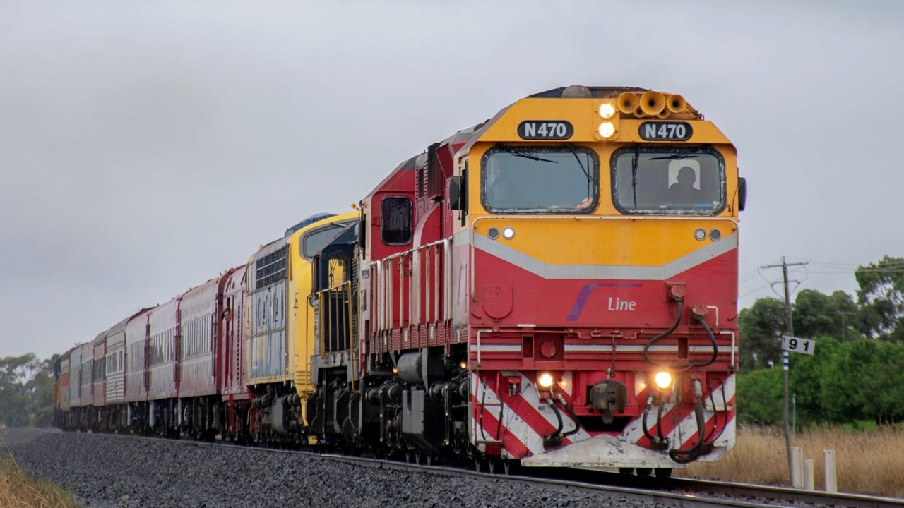V/Line's N470 Rescues a Heritage Train! (Ballarat Beer Festival Tour 2020) N470, S306, H3, H5, T413