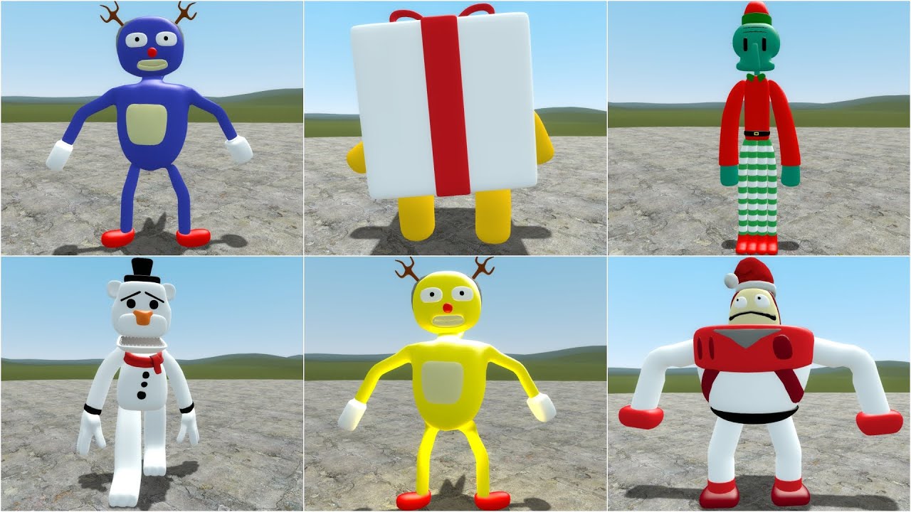 NEW CHRISTMAS 3D SANIC CLONES MEMES in Garry's Mod!