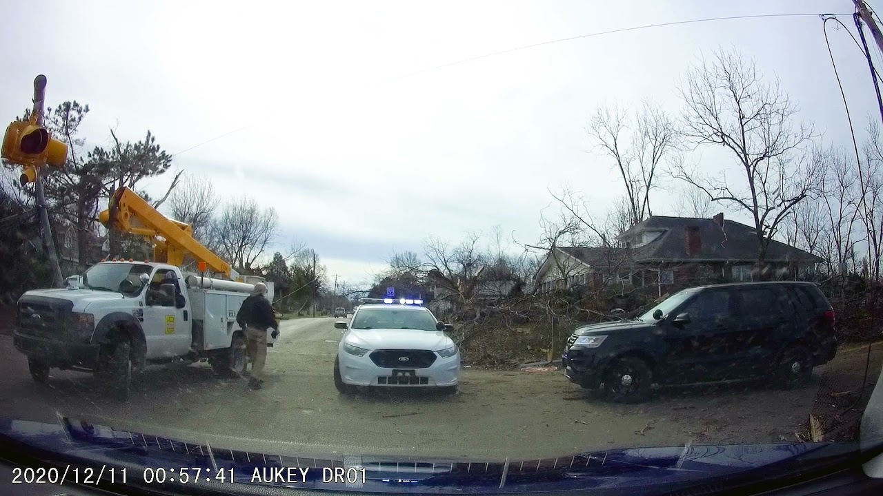 Dresden Tennessee Dash Cam Tornado Damage 2021