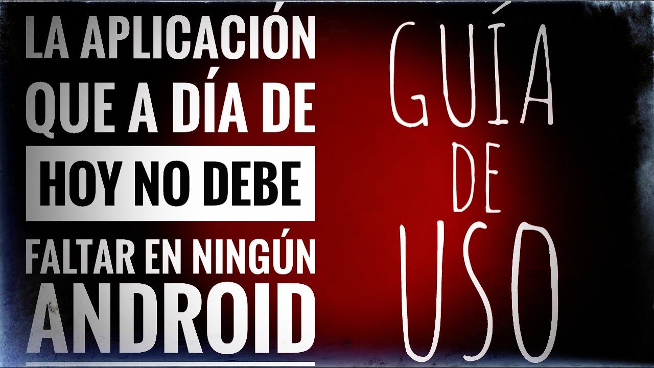 &iexcl;&iexcl;Visto lo visto est&aacute; puede que sea actualmente la mejor aplicaci&oacute;n para tu Android!!