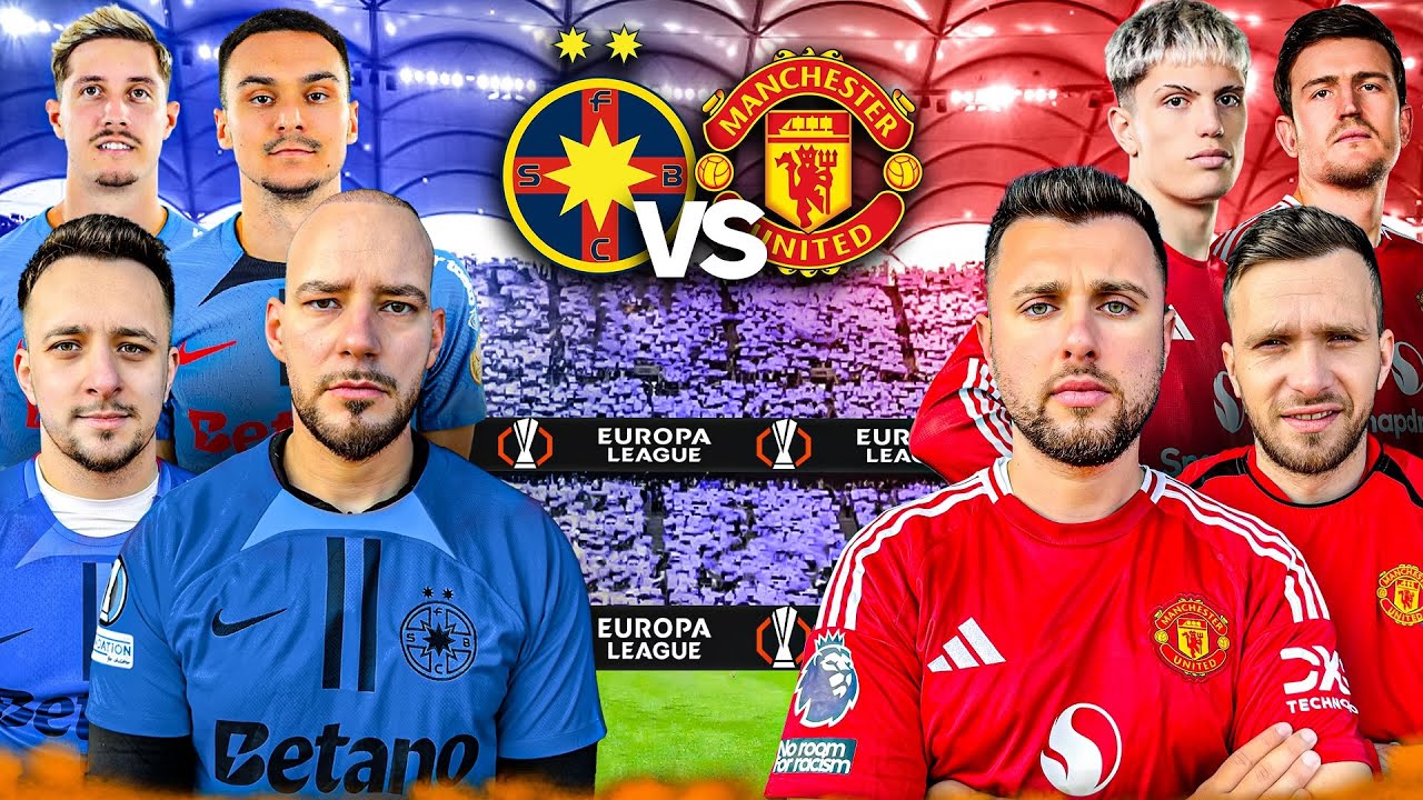 SIMULEZ MECIUL ANULUI ÎN VIAȚA REALĂ FCSB - MANCHESTER UNITED!!
