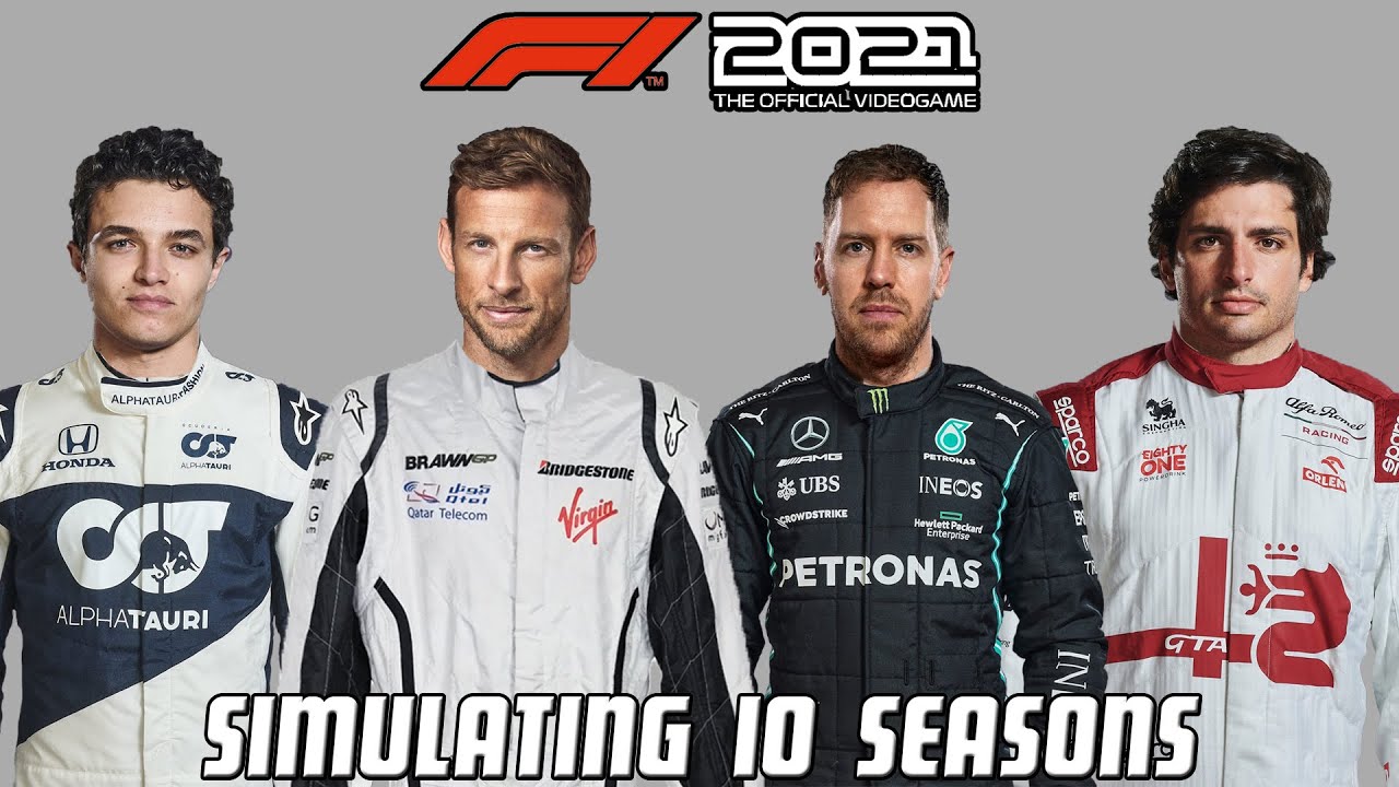 F1 2021 - Simulating 10 Seasons of My Team Career with Brawn GP!