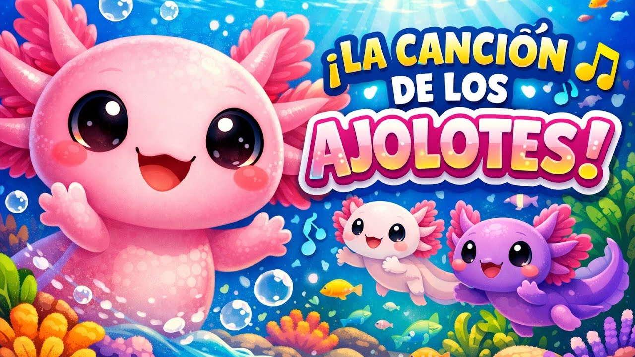El ajolote 🐾 cancion infantil #cancionesinfantiles 