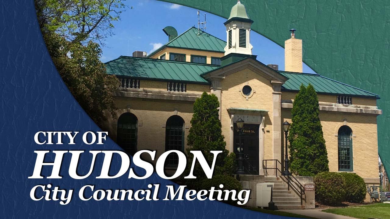 Hudson City Council January 20, 2026 LIVE