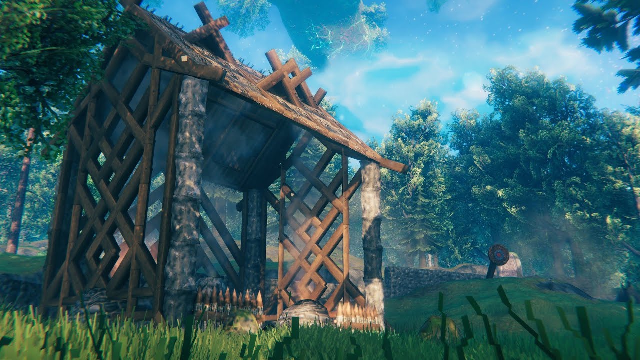 Valheim: Serpent Encounter! Plus: Outdoor Forge/Smelting area build!
