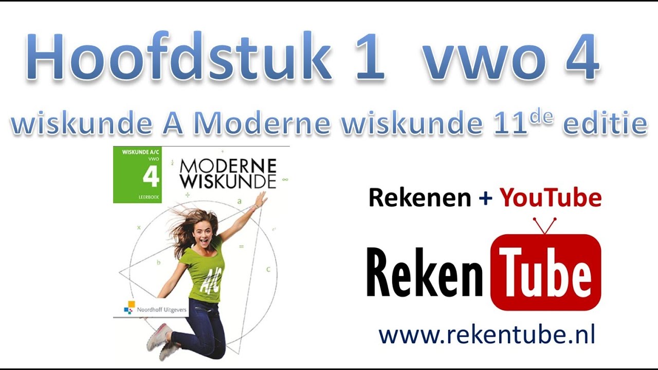 Samenvatting vwo klas 4 Hoofdstuk 1 Wiskunde A Moderne wiskunde