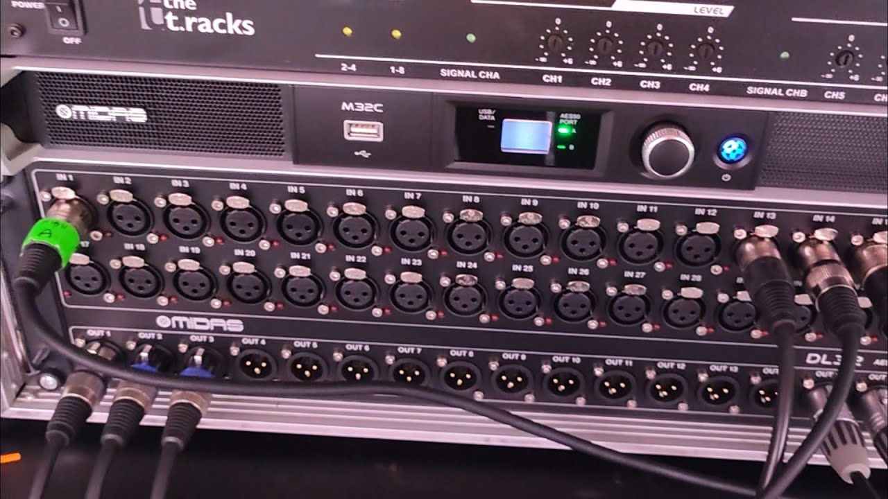 FBT WHA 118 SA and Mitus 152A MIDAS M32C and MIDAS DL 32