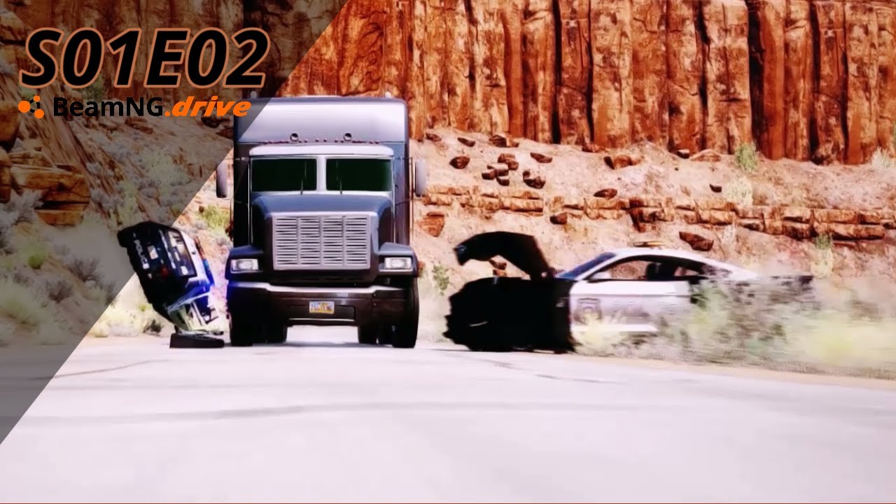 Beamng Drive Movie: Epic Heist Cars: Part 1 (+Sound Effect) |Part 2| S01E02