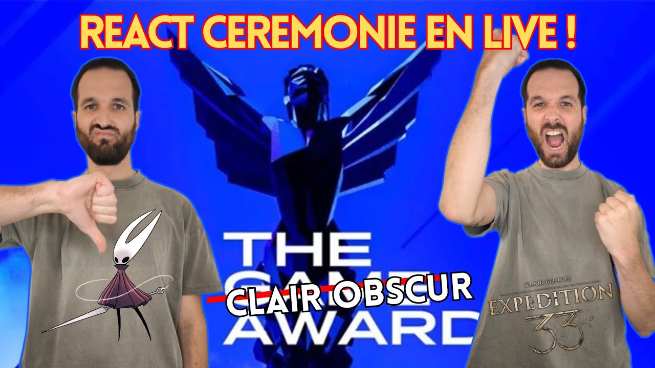 🏆 ON REACT LES GAME AWARDS 2025 EN LIVE - VOD STREAM