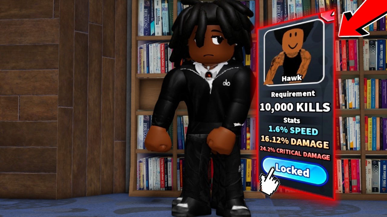 В Roblox Fight in a School персонаж Hawk Style невероятно силён!!