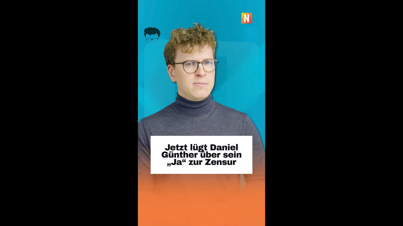 DOW&Oacute;D WIDEO: Daniel G&uuml;nther teraz kłamie, m&oacute;wiąc, że powiedział &bdquo;tak&rdquo; cenzurze