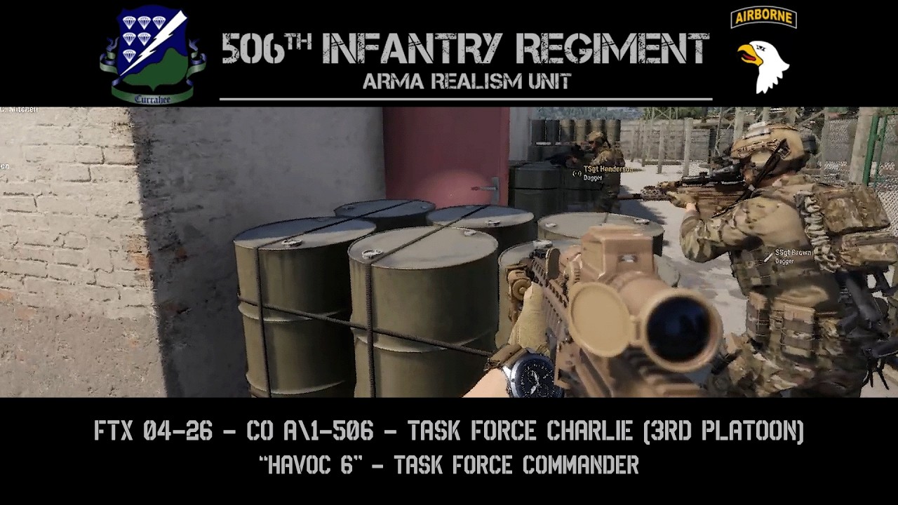 506th IRRU: FTX 04-26 - Task Force Charlie | 