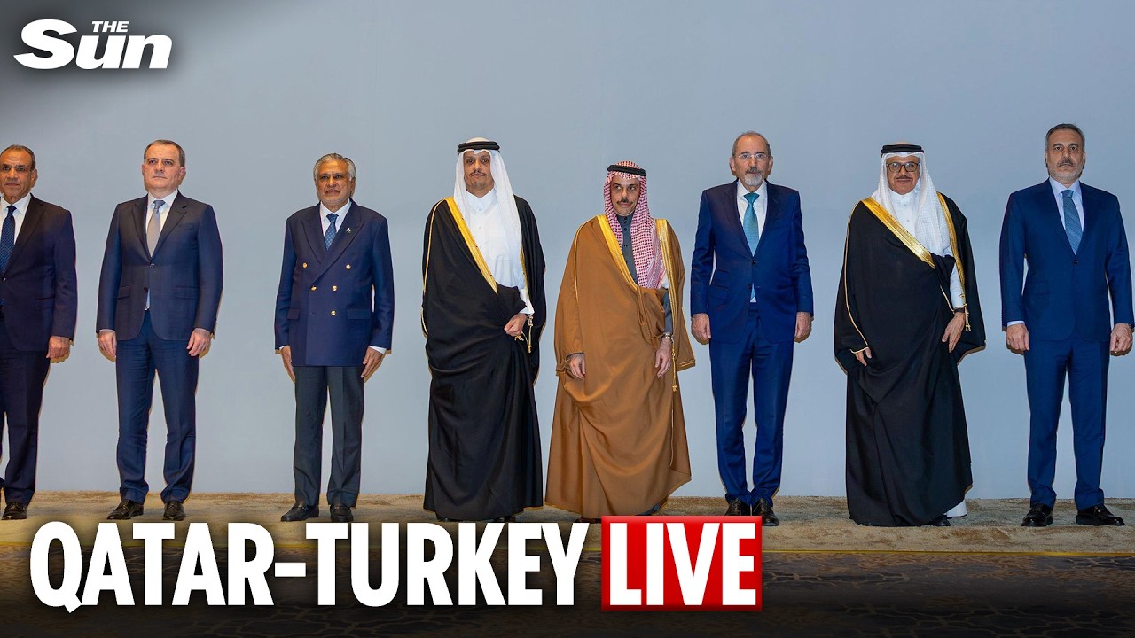 LIVE: Qatar & Turkey host joint press conference on Iran war