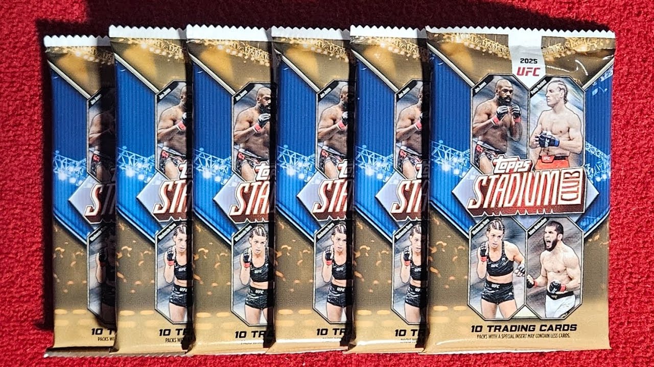 2025 Topps Stadium Club UFC 60-Card Mega Box 