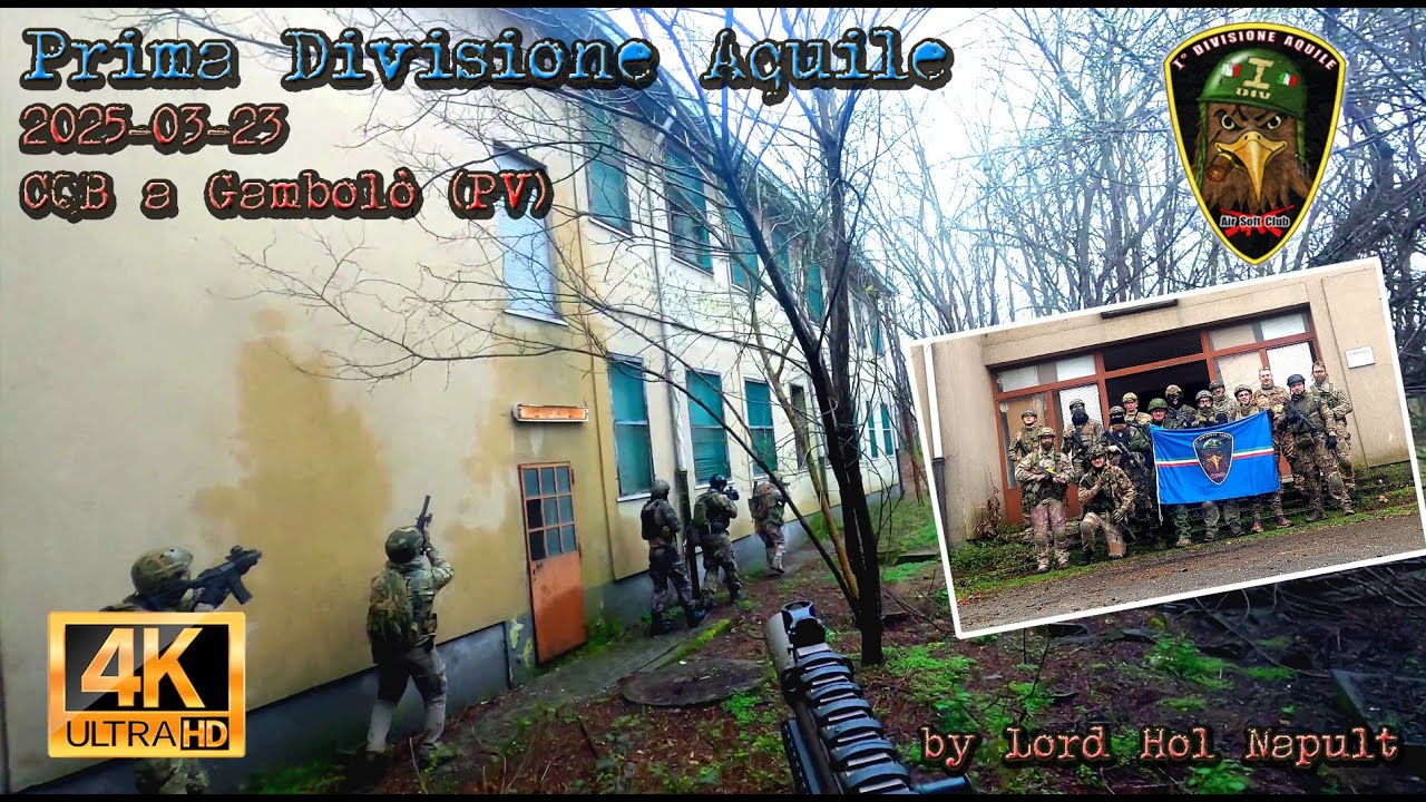 Prima Divisione Aquile - Addestramento CQB a Gambolò (PV) con nozioni di assalto tattico urbano