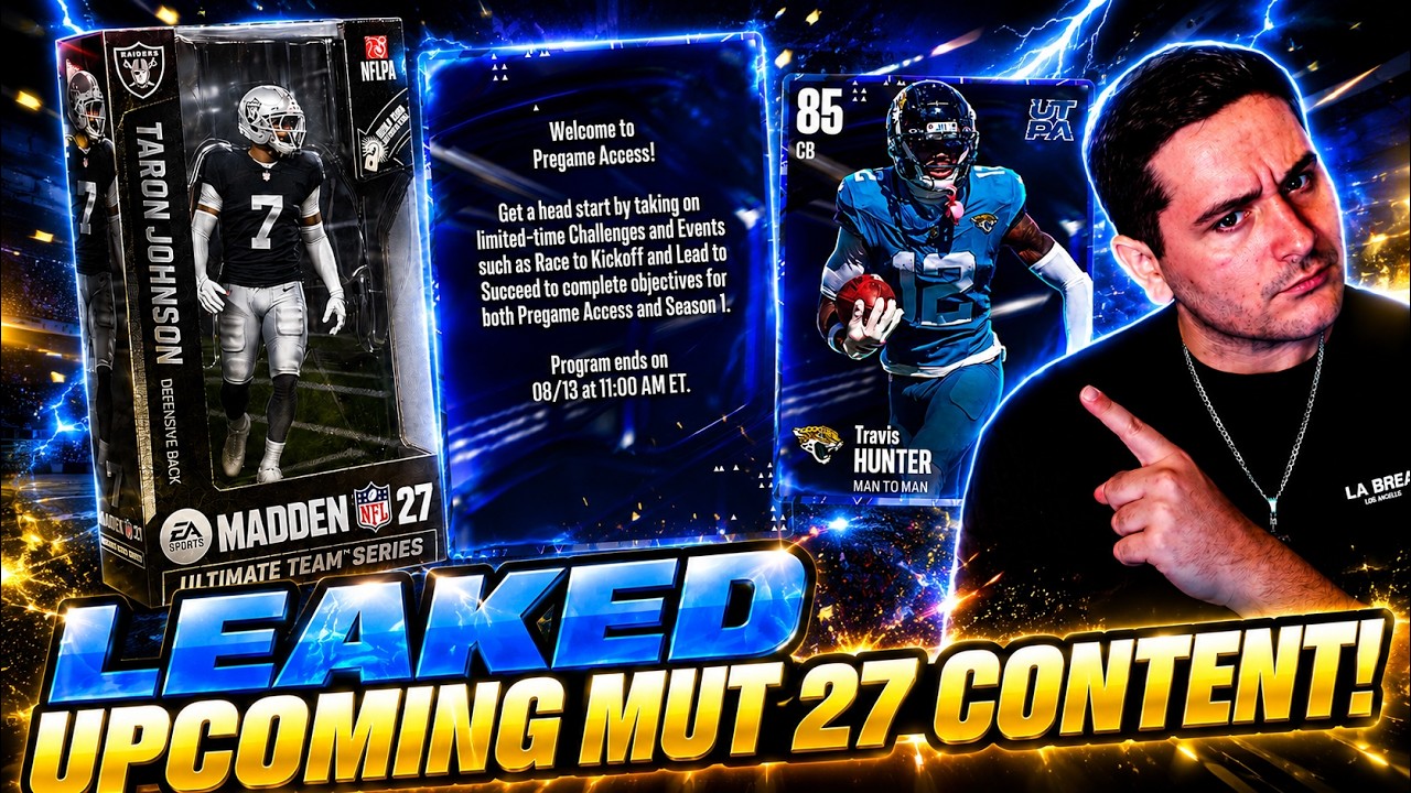 ALL UPCOMING LEAKED MUT 27 CONTENT! PRESEASON STANDOUTS PREGAME ACCESS & COLLECTOR SERIES LEAKS!
