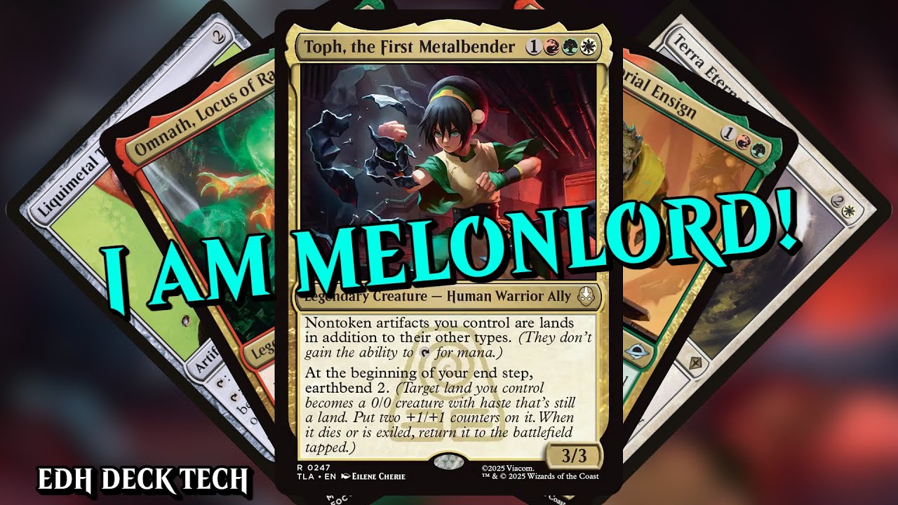 Toph, the First Metalbender Commander Deck | MTG EDH Deck Tech (Avatar) | I AM MELONLORD!