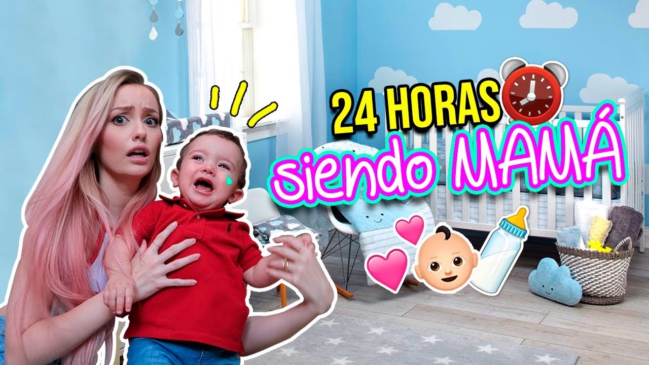 24 HORAS SIENDO MAMÁ ¡Auxilio! | Katie Angel
