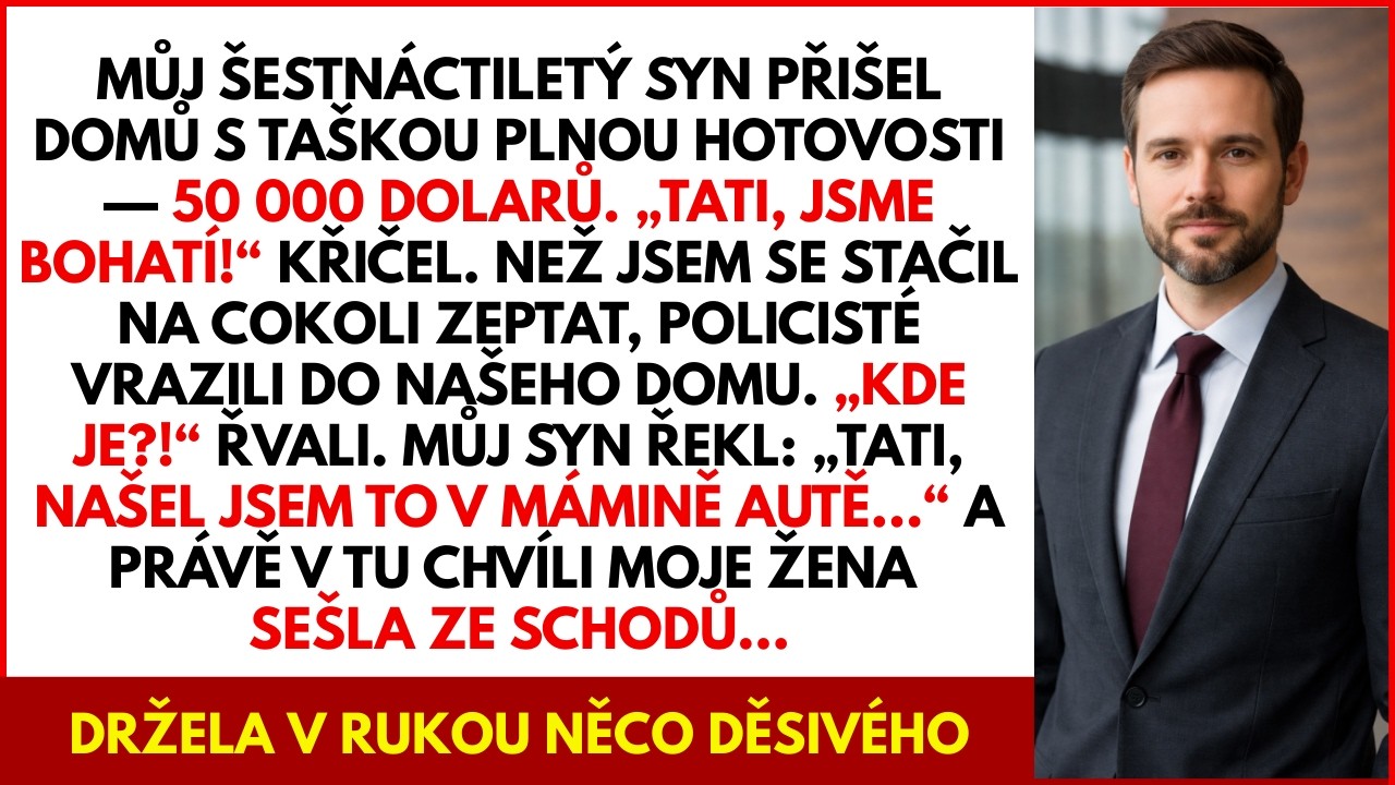 Můj syn se vrátil domů s 50 tisíci dolary — pak FBI obklíčila náš dům a křičela jeho jméno!